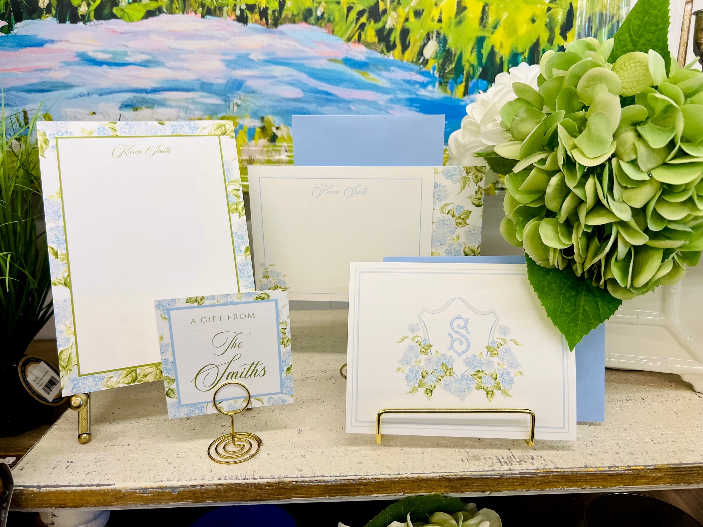 Hydrangea Stationery Set | Miles & Company
