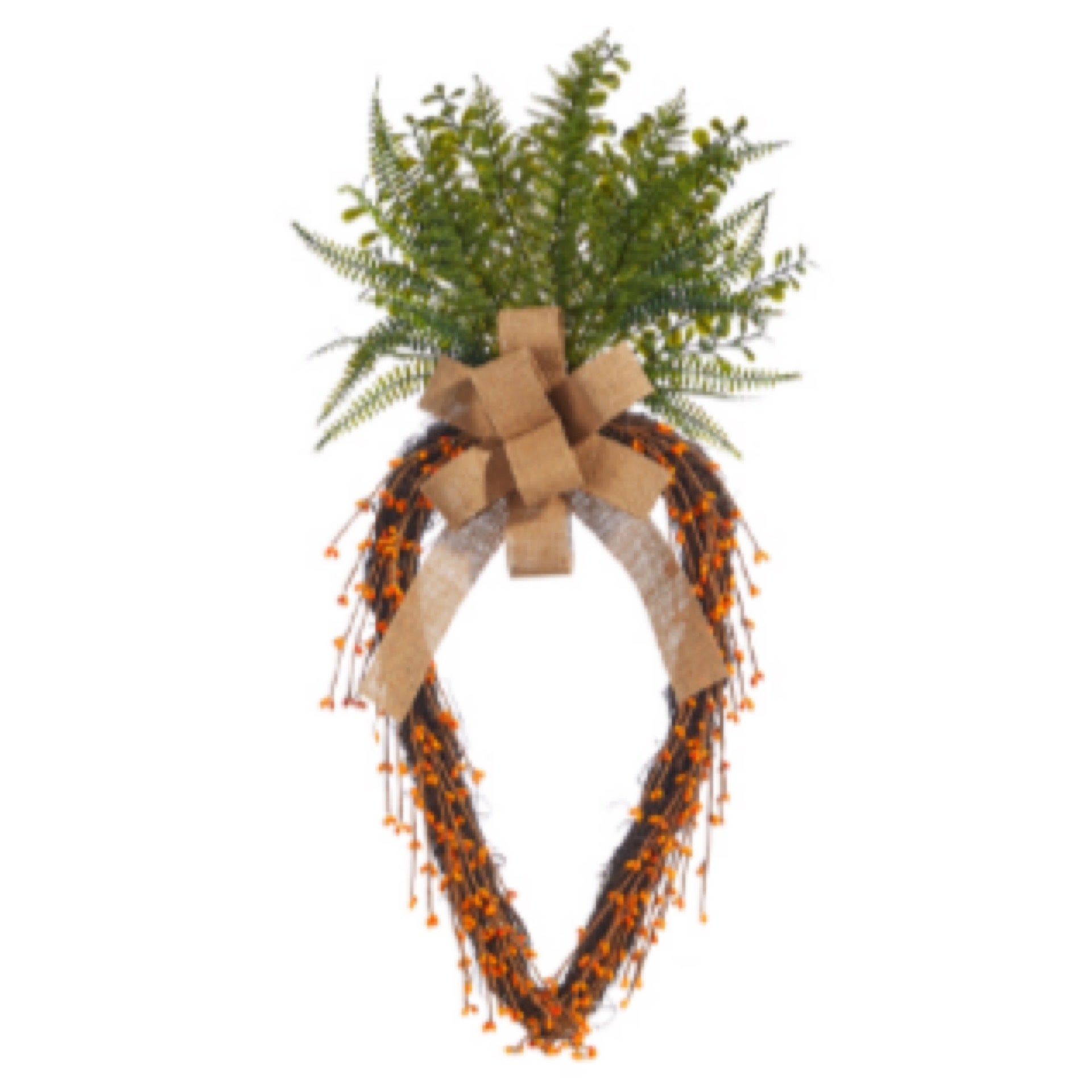 Grapevine Carrot Wreath